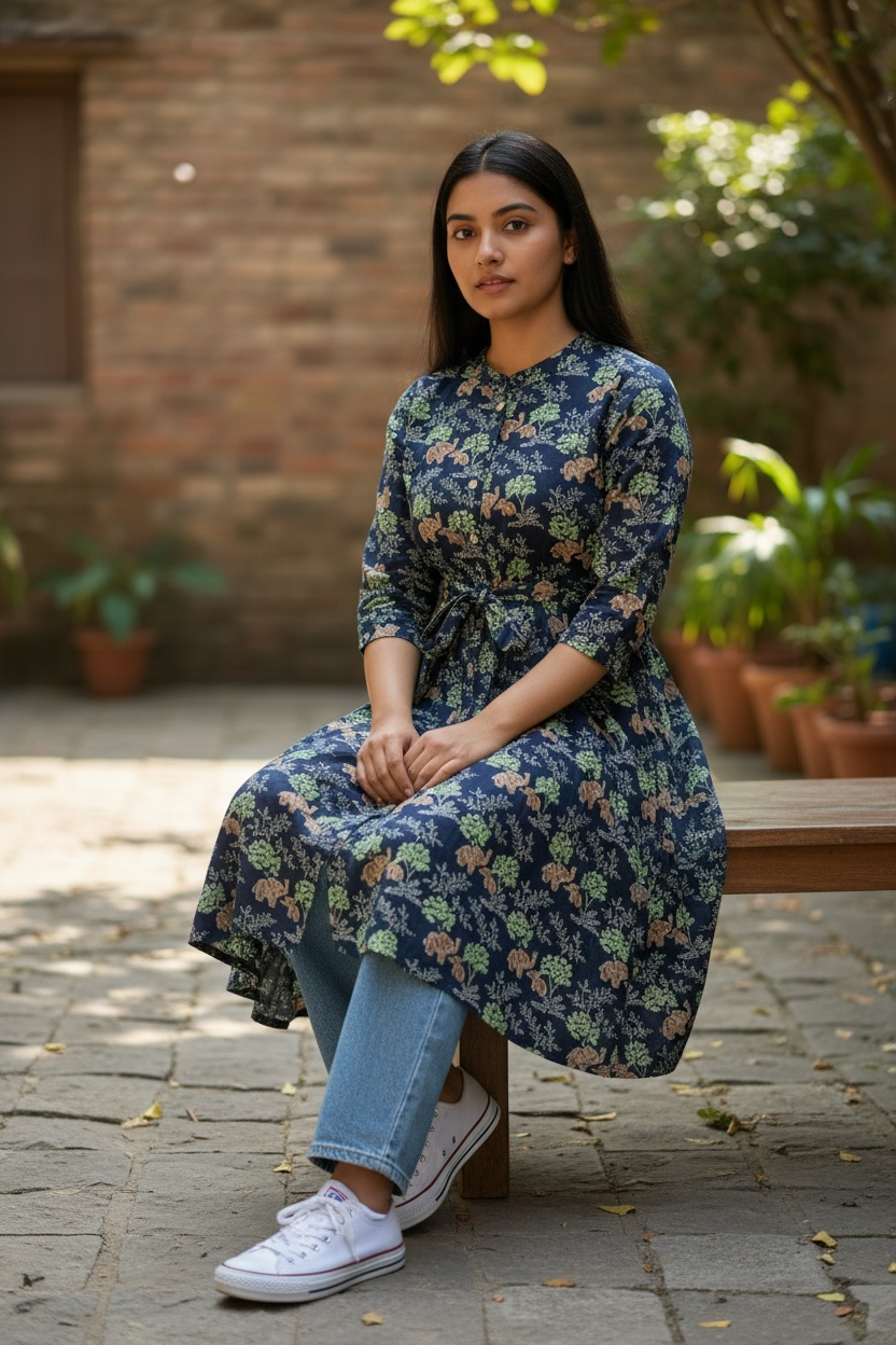 MUSLIN SILK KURTIS
